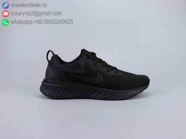 NIKE ODYSSEY REACT ALL BLACK UNISEX RUNNING SHOES